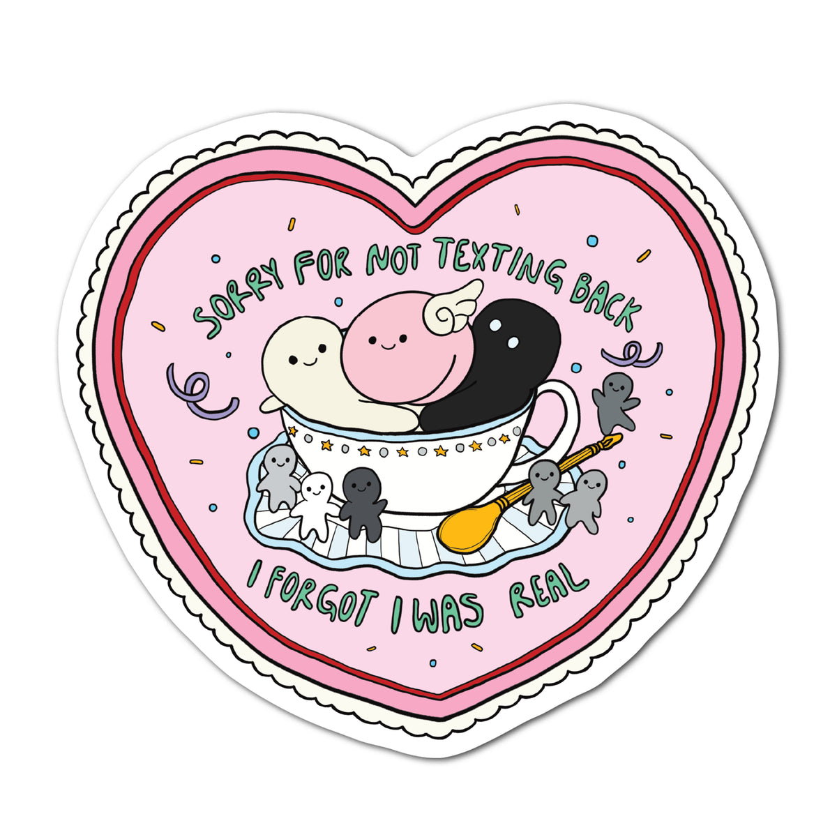 THE LUCKY MANTRA STICKER